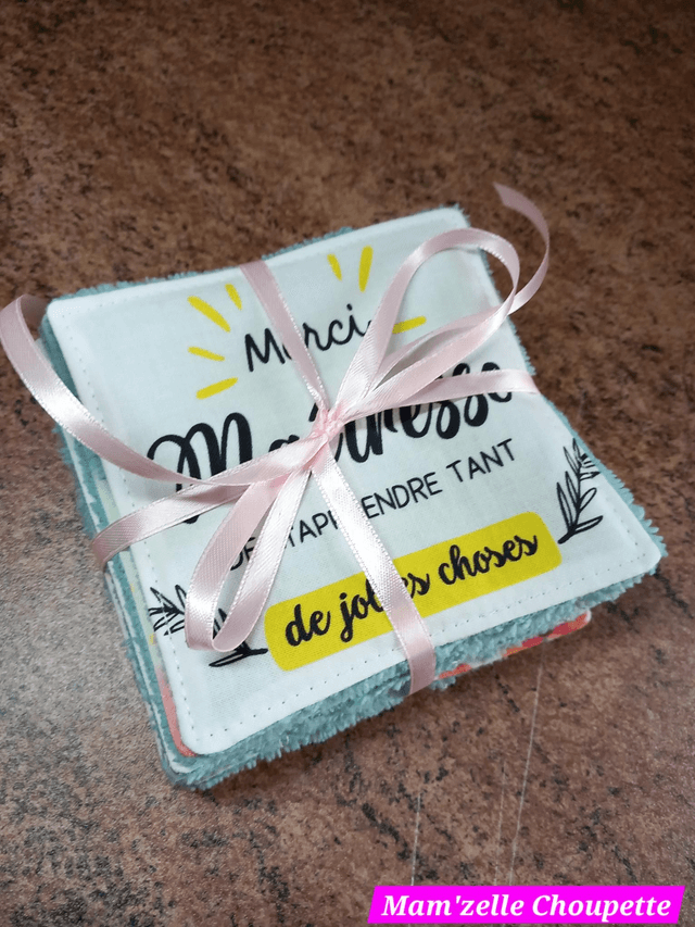 Lot de 8 lingettes Maîtresse
