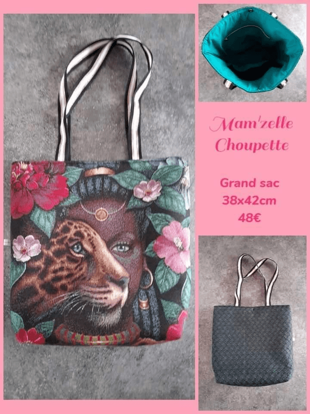 Grand sac style cabas
