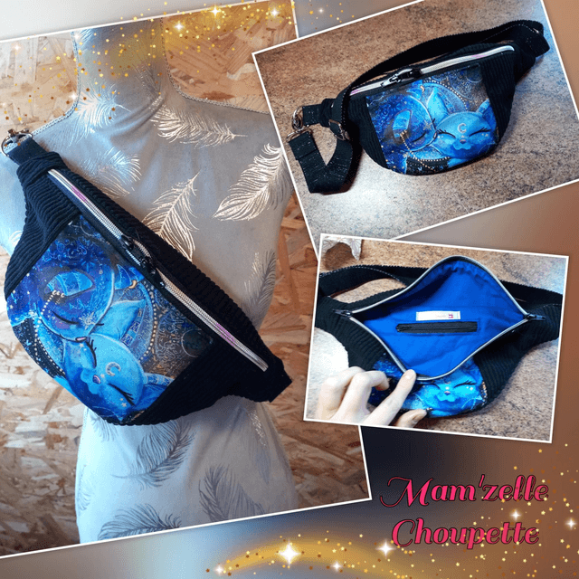 Sac banane &quot;Chats stellaires&quot;
